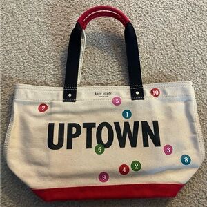 KATE SPADE LIMITED EDITION          New  York Theme (Uptown / Downtown) Tote Bag